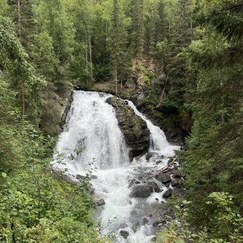Barbara Falls Trail - Upper falls - Hiking Near Me - Anchorage, Alaska