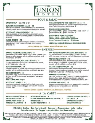 Menu photo 3 The Union Hotel Everett, PA Menu photo 3 The Union Hotel Everett, PA