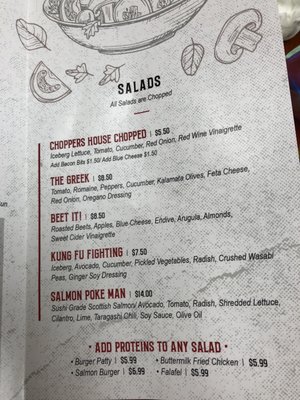 Menu photo 5 Choppers Burger Bar Glen Head, NY Menu photo 5 Choppers Burger Bar Glen Head, NY