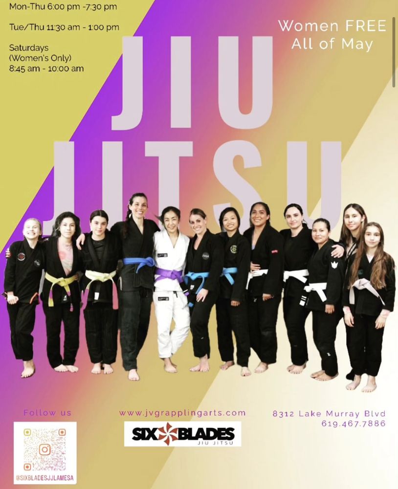 Villanueva Grappling Arts Six Blades La Mesa Logo