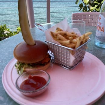 Rusty Pelican - Miami - The burger with the special sauce is delicious. - Seafood Near Me - Key Biscayne, Florida Rusty Pelican - Miami - The burger with the special sauce is delicious. - Seafood Near Me - Key Biscayne, Florida