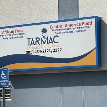 Tarmac Lounge And Restaurant - Outside sign - African Near Me - Laurel, Maryland Tarmac Lounge And Restaurant - Outside sign - African Near Me - Laurel, Maryland
