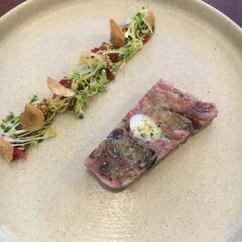 Senia - Ham hock Terrine - Cocktail Bars Near Me - Honolulu, Hawaii Senia - Ham hock Terrine - Cocktail Bars Near Me - Honolulu, Hawaii