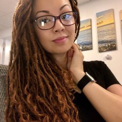 Mid back length Goddess Locs