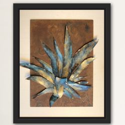 Heron House Gallery - Copper on rusted steel
