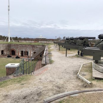 Fort Macon State Park - From this view you can see the canons lined up - Parks Near Me - Atlantic Beach, North Carolina Fort Macon State Park - From this view you can see the canons lined up - Parks Near Me - Atlantic Beach, North Carolina