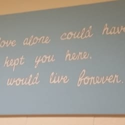Westwood Veterinary Hospital - The painting hung in the examination room.