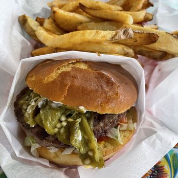 Ole Taco - Best green chili burger and fresh French fries in town ... - Mexican Near Me - Ruidoso, New Mexico