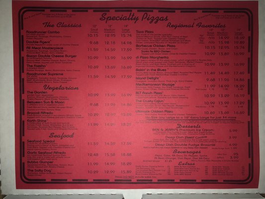Roadrunner Pizza & Pasta by null