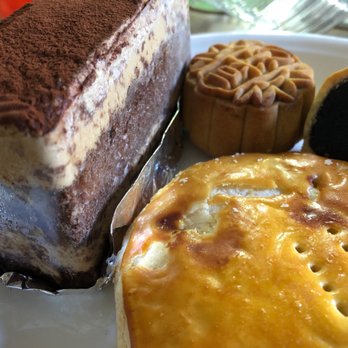 Sheng Kee Bakery - Tiramisu slice, Red Bean Moon Cake, Pastry Date and Melon Cookie - Bakeries Near Me - Richmond, California Sheng Kee Bakery - Tiramisu slice, Red Bean Moon Cake, Pastry Date and Melon Cookie - Bakeries Near Me - Richmond, California