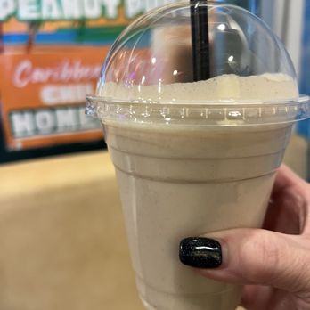 Lena’s Roti & Doubles - Peanut punch. Made in house - Caribbean Near Me - Ajax, Ontario