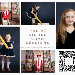 Ash Norstrom Photography - Pre-K/ Kindergarten Graduation Portrait Sessions