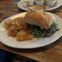 Steak sandwich. Not great. My husband said he should have just gotten a burger. Steak sandwich. Not great. My husband said he should have just gotten a burger.