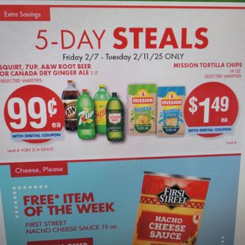 Smart & Final Extra! - 99 cents - soda - limit 4 - started 2/7/25 - Grocery Near Me - Las Vegas, Nevada Smart & Final Extra! - 99 cents - soda - limit 4 - started 2/7/25 - Grocery Near Me - Las Vegas, Nevada
