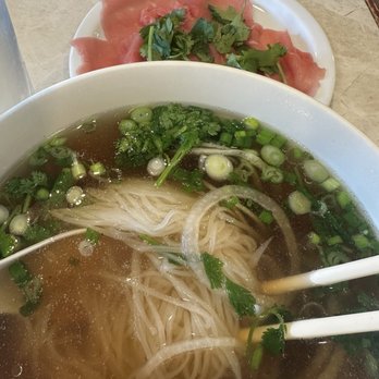Huong Tra - Pho tai with  steak on side. - Vietnamese Near Me - Richmond, California