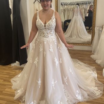 Here & Now Bridal - The first time I tried on my dress in October 2022! - Sewing & Alterations Near Me - Virginia Beach, Virginia