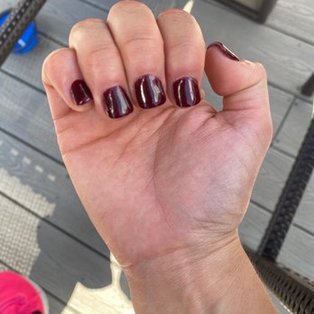 Bliss Nail Lounge - Wide uneven nails. Cuticle isn't cut. - Nail Salons Near Me - Arlington, Virginia Bliss Nail Lounge - Wide uneven nails. Cuticle isn't cut. - Nail Salons Near Me - Arlington, Virginia