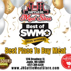 J-H Cattle And Meat Store - Voted 2025 Best of SWMO Best Place to Buy Meat!