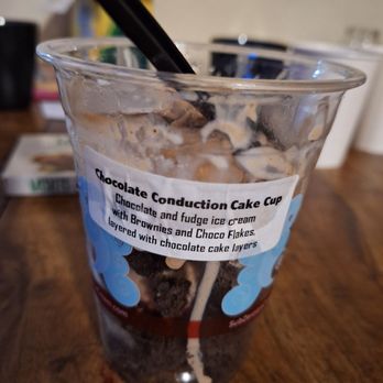 Sub Zero Nitrogen Ice Cream - Chocolate Conduction Cake Cup - Ice Cream & Frozen Yogurt Near Me - Lehi, Utah