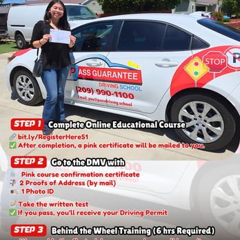 Pass Guarantee Driving School - Driving Schools Near Me - Pleasanton, California Pass Guarantee Driving School - Driving Schools Near Me - Pleasanton, California