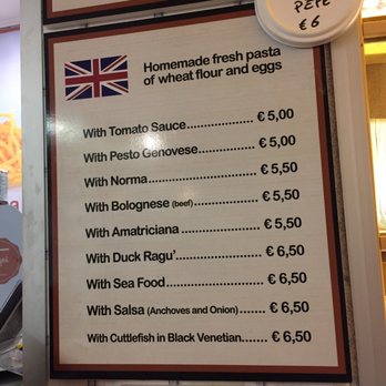 Bigoi - Menu - Italian Near Me - Venezia, VE