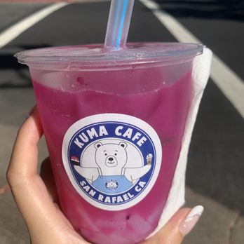 Kuma Cafe - Lychee dragon fruit drink $6.50 - HARD PASS for cost to size and taste. - Shaved Ice Near Me - San Rafael, California Kuma Cafe - Lychee dragon fruit drink $6.50 - HARD PASS for cost to size and taste. - Shaved Ice Near Me - San Rafael, California