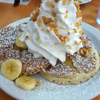 Eggs 'n Things - This was the side order! ....would u like more pancake with your whipped cream? - Breakfast & Brunch Near Me - Honolulu, Hawaii