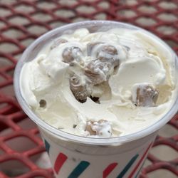 Goodberry's Frozen Custard - Regular Concrete with one topping