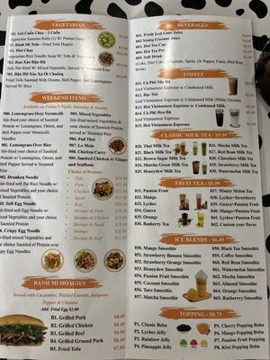 Menu photo 5 Golden Pho Sewell, NJ