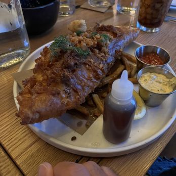 Whiskey Cake Alliance - Fish and chips - New American Near Me - Fort Worth, Texas Whiskey Cake Alliance - Fish and chips - New American Near Me - Fort Worth, Texas