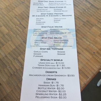 Hashtag Poki - The menu - Poke Near Me - Berkeley, California