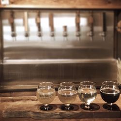Lamoille Valley Bike Tours - Ten Bends Beer flights - amazing!