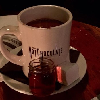 Mindy's Bakery - Shot of bourbon with hot chocolate - Desserts Near Me - Chicago, Illinois Mindy's Bakery - Shot of bourbon with hot chocolate - Desserts Near Me - Chicago, Illinois
