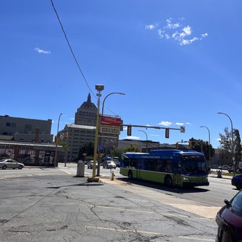 Spiro's Restaurant - a bus driving down a street - American Near Me - Rochester, New York