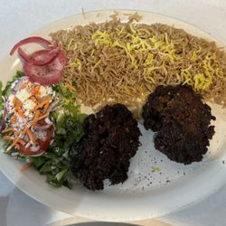 Olomi’s Grill Halal - Chapli Beef Kabob