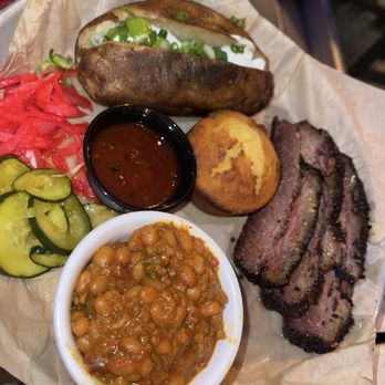 Del's Hideout - Beef Brisket plate - Barbeque Near Me - San Diego, California Del's Hideout - Beef Brisket plate - Barbeque Near Me - San Diego, California