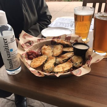 Hops n Drops - Tempura zucchini. - American Near Me - Happy Valley, Oregon