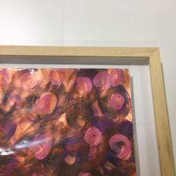 Exceptional Children's Foundation - I bought this piece of art (only $75, and it's a larger piece) and the (super nice) ECF staff was trying to help me get ideas for a frame.