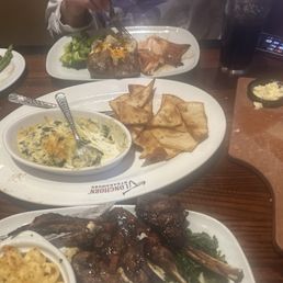 Lamb chops was amazing and also the salmon Lamb chops was amazing and also the salmon