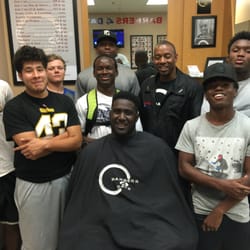 Barbers 4 Days Barber Shops and Salons - Bernie Da Barber of Barbers 4 Day loves his McEachern High School Community