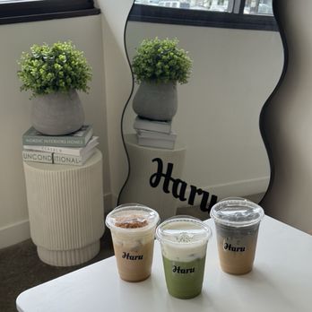 Haru - Biscoff latte, matcha einspanner, black sesame oat latte - Coffee & Tea Near Me - Buena Park, California Haru - Biscoff latte, matcha einspanner, black sesame oat latte - Coffee & Tea Near Me - Buena Park, California