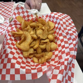 Smash And Slice - Sidewinder fries half eaten already. - Pizza Near Me - Las Vegas, Nevada