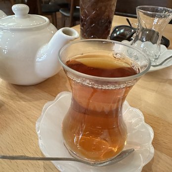 Cafe Istanbul - Pot of Turkish Tea - Turkish Near Me - Plano, Texas