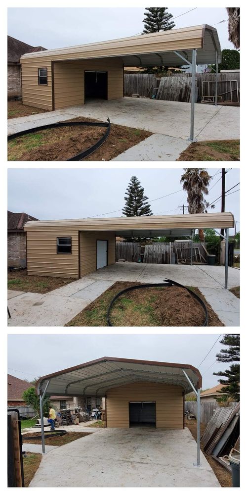 Slide of JC Benz Carports