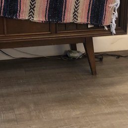 Juice box left under table... Juice box left under table...