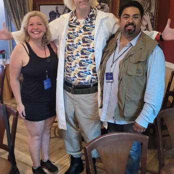 Universal Studios Hollywood - Dr. Emmett Brown was fun and really tall! - Amusement Parks Near Me - Universal City, California Universal Studios Hollywood - Dr. Emmett Brown was fun and really tall! - Amusement Parks Near Me - Universal City, California