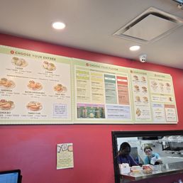 Menu as of April 2026 Menu as of April 2026