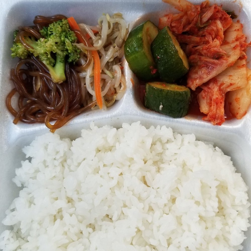 Spoon Bunsik - Sides that came with my Kimchi stew that was only $13 with all this food. The sides are the best! - Korean Near Me - Ewa Beach, Hawaii Spoon Bunsik - Sides that came with my Kimchi stew that was only $13 with all this food. The sides are the best! - Korean Near Me - Ewa Beach, Hawaii