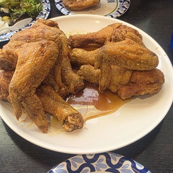 99 Chicken - Half honey garlic and half soy sauce - Korean Near Me - Santa Clara, California