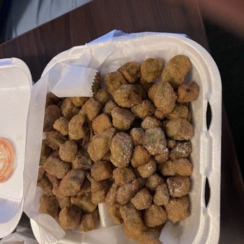 Hooks Fish & Chicken - FRIED OKRA!!! Covered in lemon pepper season!!! - Fast Food Near Me - North Lauderdale, Florida